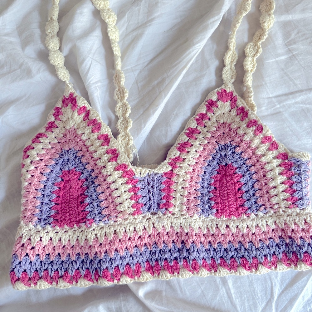 Knit crop top